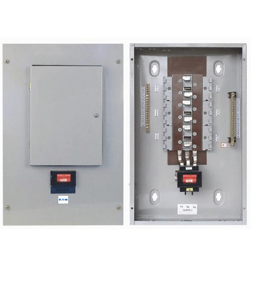 EatonMEM 4way Three Phase(TPN) Distribution Board c/w MCB